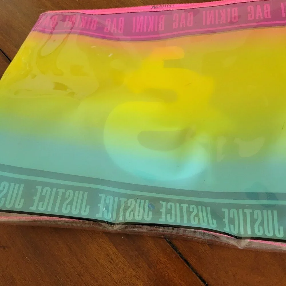 justice bikini bag initial 